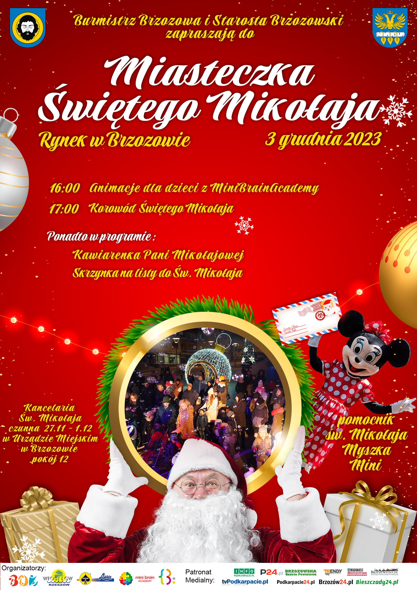 miasteczko świętego mikołaja  plakat